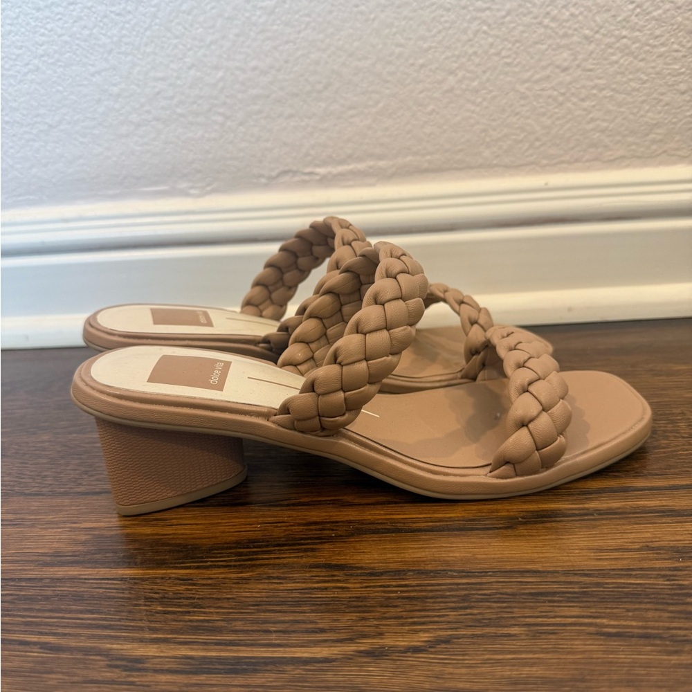 DOLCE VITA BRAIDED BLOCK HEEL